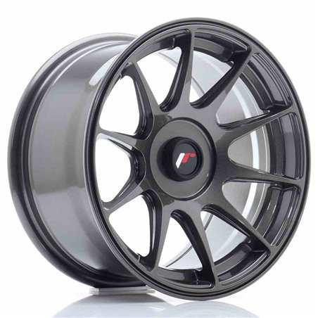 JR Wheels JR11 15x8 ET25 Blank Hyper Gray