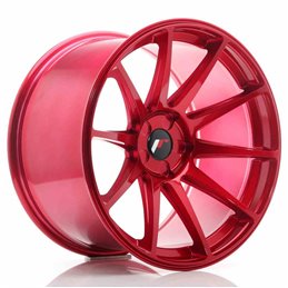 JR Wheels JR11 19x11 ET25 5H Blank Platinum Red