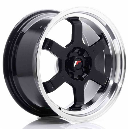 JR Wheels JR12 16x8 ET15 4x100/114 Gloss Black