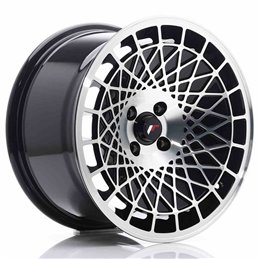 JR Wheels JR14 16x9 ET10 4x100 Gloss Black Machined Face