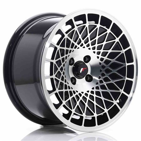 JR Wheels JR14 16x9 ET10 4x100 Gloss Black Machined Face