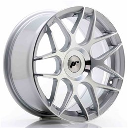 JR Wheels JR18 17x8 ET25-35 Blank Machined Silver