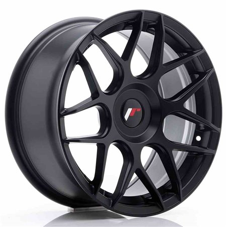 JR Wheels JR18 17x8 ET35 Blank Matt Black