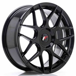 JR Wheels JR18 18x7,5 ET25-40 Blank Glossy Black