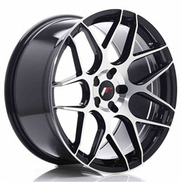 JR Wheels JR18 20x10 ET20-45 5H Blank Glossy Black