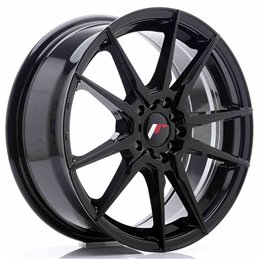 JR Wheels JR21 17x7 ET40 5x108/112 Glossy Black