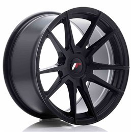 JR Wheels JR21 17x9 ET25-35 Blank Matt Black