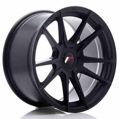 JR Wheels JR21 17x9 ET25-35 Blank Matt Black
