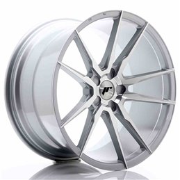 JR Wheels JR21 20x11 ET30-50 5H BLANK Silver Machined Face