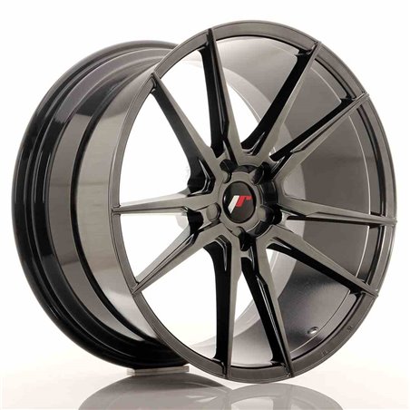 JR Wheels JR21 21x11 ET15-55 5H BLANK Hyper Black