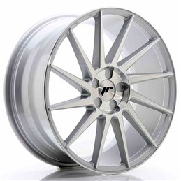 JR Wheels JR22 19x8,5 ET35-43 5H BLANK Silver Machined Face