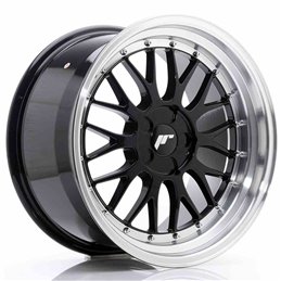 JR Wheels JR23 18x9,5 ET25-48 5H BLANK Gloss Black w/Machined Lip