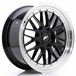 JR Wheels JR23 19x8,5 ET35-50 5H BLANK Gloss Black w/Machined Lip