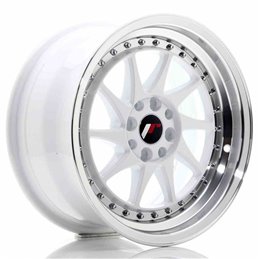 JR Wheels JR26 16x8 ET25 4x100/108 White w/Machined Lip