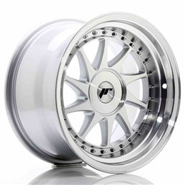 JR Wheels JR26 16x9 ET0-25 BLANK Silver Machined Face