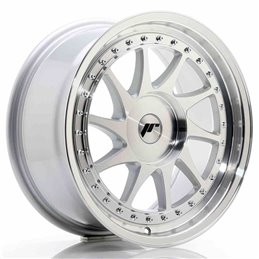 JR Wheels JR26 17x8 ET35 BLANK Silver Machined Face
