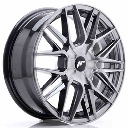 JR Wheels JR28 17x7 ET20-45 BLANK Hyper Black