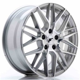 JR Wheels JR28 17x7 ET40 5x114,3 Silver Machine Face