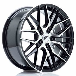 JR Wheels JR28 17x8 ET40 5x114,3 Gloss Black Machined Face