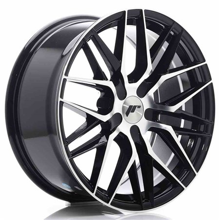 JR Wheels JR28 18x8,5 ET40 5H BLANK Gloss Black Machined Face