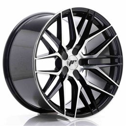 JR Wheels JR28 19x10,5 ET20-40 5H BLANK Gloss Black Machined Face