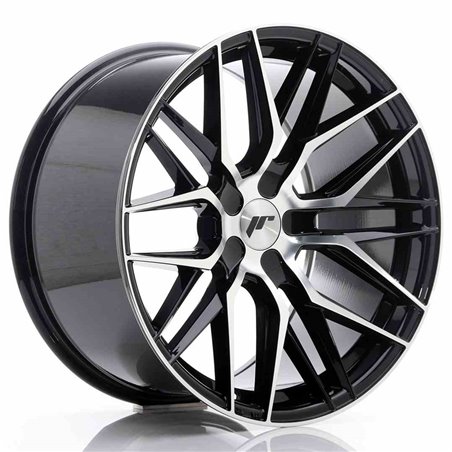 JR Wheels JR28 19x10,5 ET20-40 5H BLANK Gloss Black Machined Face
