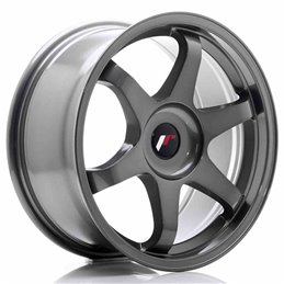 JR Wheels JR3 17x8 ET35 BLANK Gun Metal