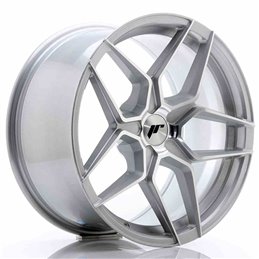 JR Wheels JR34 18x9 ET20-42 5H BLANK Silver Machined Face