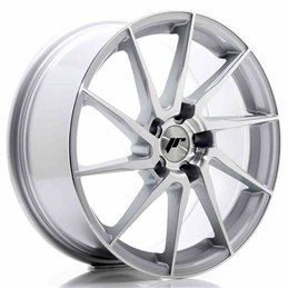 JR Wheels JR36 18x8 ET45 5x112 Silver Brushed Face
