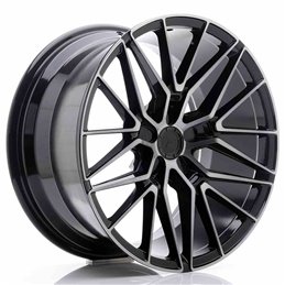 JR Wheels JR38 19x9,5 ET20-45 5H BLANK Black Brushed w/Tinted Face