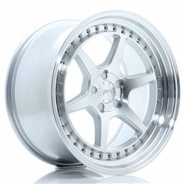 JR Wheels JR43 18x9,5 ET15-35 5H BLANK Silver w/Machined Face