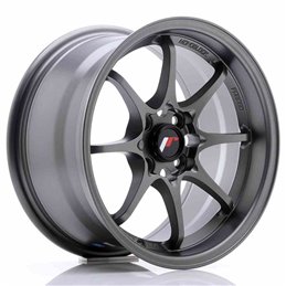 JR Wheels JR5 15x8 ET28 4x100 Matt Gun Metal