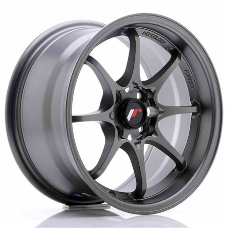 JR Wheels JR5 15x8 ET28 4x100 Matt Gun Metal
