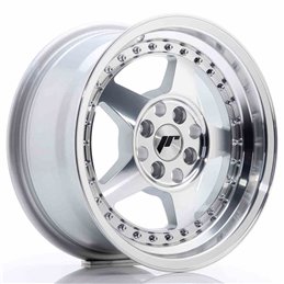 JR Wheels JR6 15x7 ET35 4x100/114 Silver Machined Face