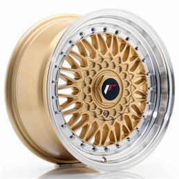JR Wheels JR9 16x7,5 ET25 4x100/108 Gold w/Machined Lip