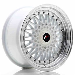 JR Wheels JR9 16x8 ET25 4x100/108 White w/Machined Lip