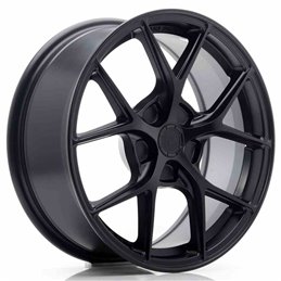 JR Wheels SL01 17x7 ET20-40 5H BLANK Matt Black
