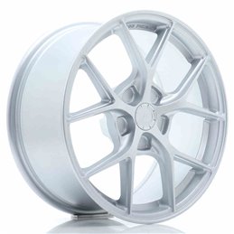 JR Wheels SL01 17x9 ET20-50 5H BLANK Matt Silver