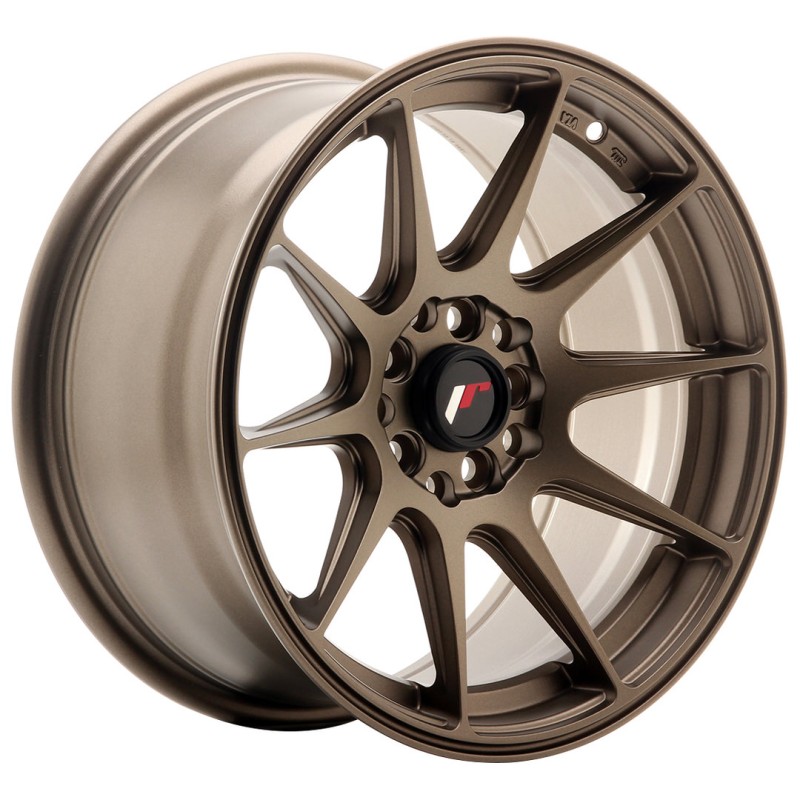 JR Wheels JR11 17x9 ET25-35 Blank Matt Bronze