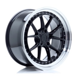 JR Wheels JR39 19x11 ET0-25 5H BLANK Glossy Black w/Machined Lip