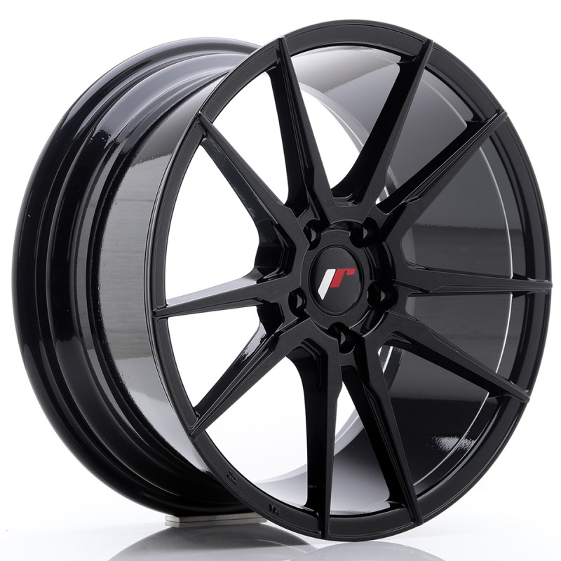 JR Wheels JR21 18x8,5 ET30-40 4H Blank Glossy Black