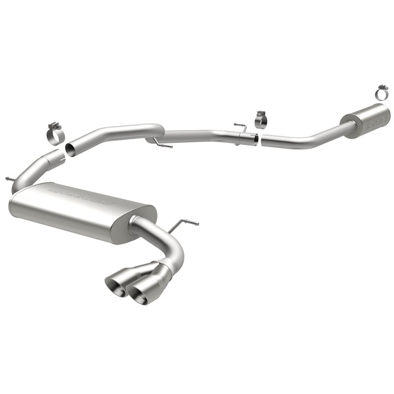 MagnaFlow 2012-2018 Ford Focus Street Series Système d'échappement de performance Cat-Back 