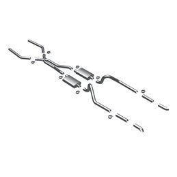 MagnaFlow 1967-1970 Ford Mustang Street Series Crossmember-Back Performance Système D'échappement