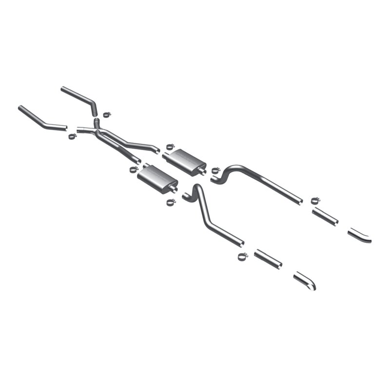 MagnaFlow 1967-1970 Ford Mustang Street Series Crossmember-Back Performance Système D'échappement