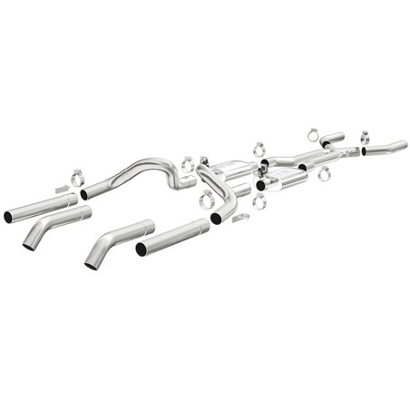 MagnaFlow 1967-1970 Ford Mustang Street Series Crossmember-Back Performance Système D'échappement