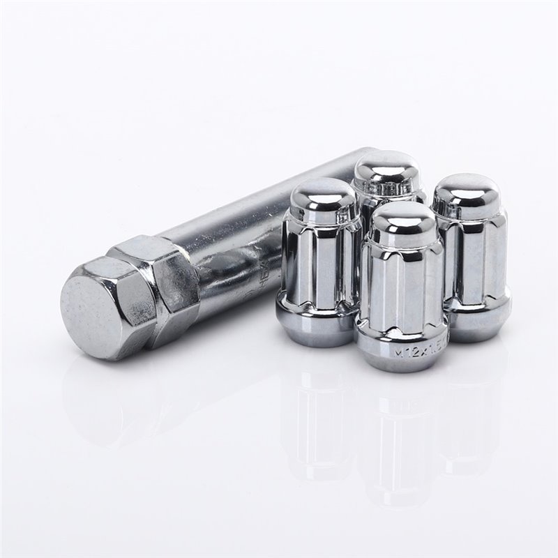 Écrous de roue antivol JR ATN1 - 12x1,5 Chrome