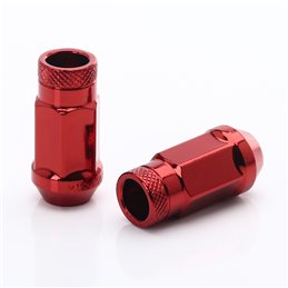 Ecrous Japan Racing en Acier Forgé JN1 12x1,25 Rouge