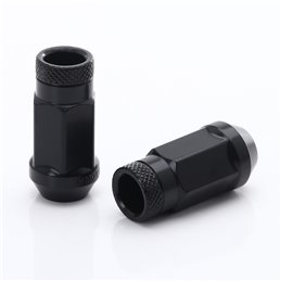 Ecrous Japan Racing en Acier Forgé JN1 12x1,5 Noir