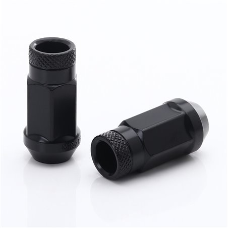 Ecrous Japan Racing en Acier Forgé JN1 12x1,5 Noir