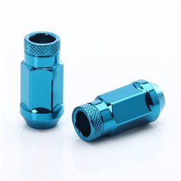 Ecrous Japan Racing en Acier Forgé JN1 12x1,5 Blue